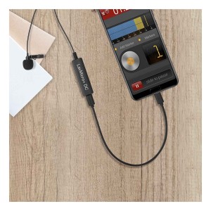 میکروفون یقه ای با سیم سارامونیک مدل LavMicro+ DC رابط Type-C - Lightning - USB